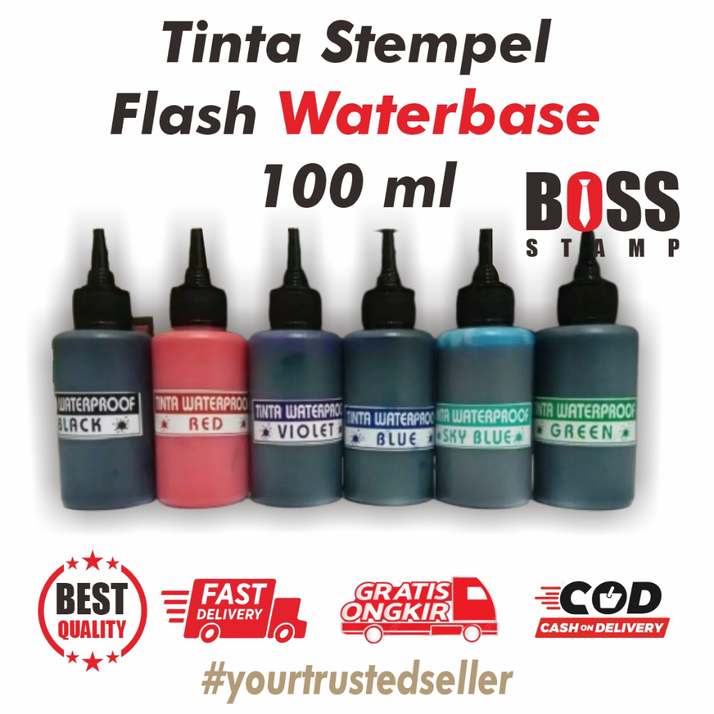 

Tinta Stempel Flash Otomatis 100 ml