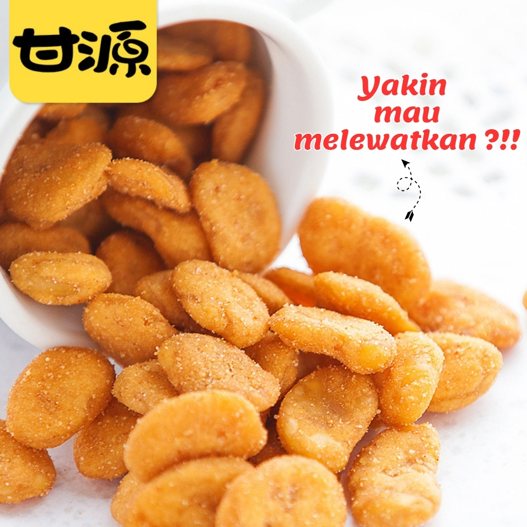 

RB Gan Yuan Cemilan Kacang Rasa Crab Roe Flavour Beans Peas Original Sunflower Seed Halal 285gr