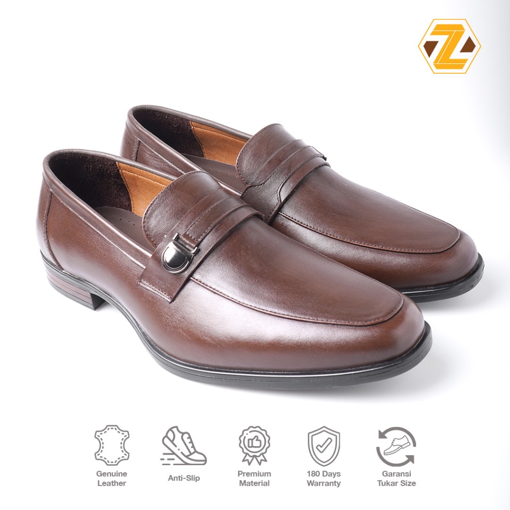 ZEGER Sepatu Kulit Formal Pria - Magni 501