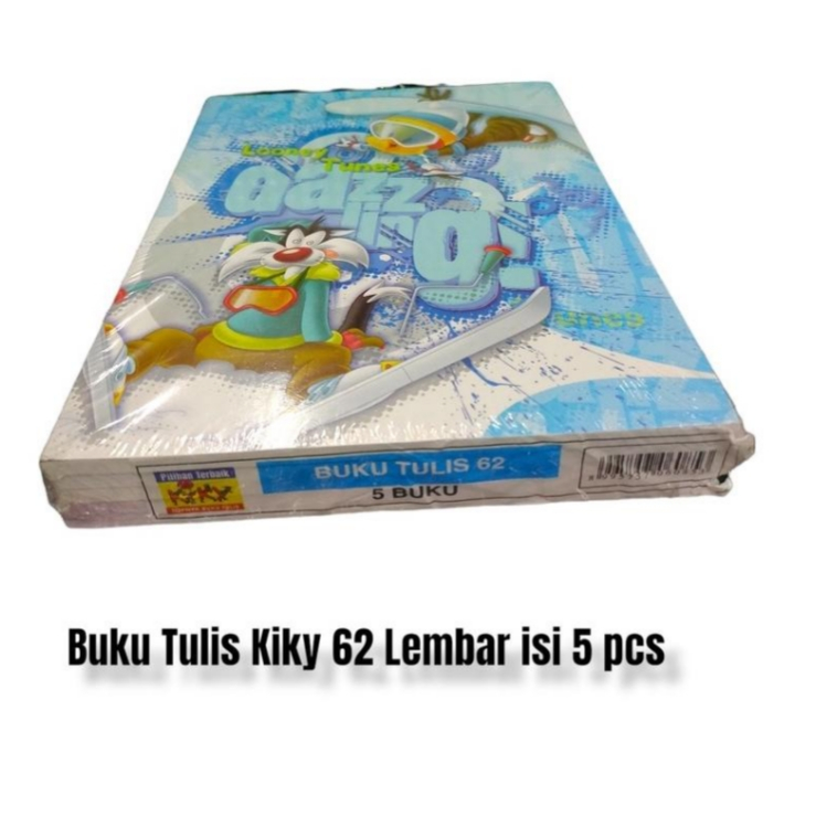 

[ 5 BUKU ] Buku Tulis 62 Lembar - KIKY MURAH!