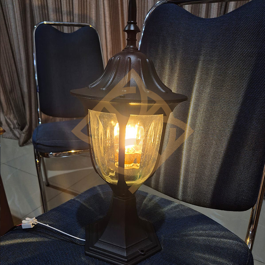 [COD ] Lampu tembok pagar klasik besi hias dekorasi dinding outdoor teras taman tahan air hujan