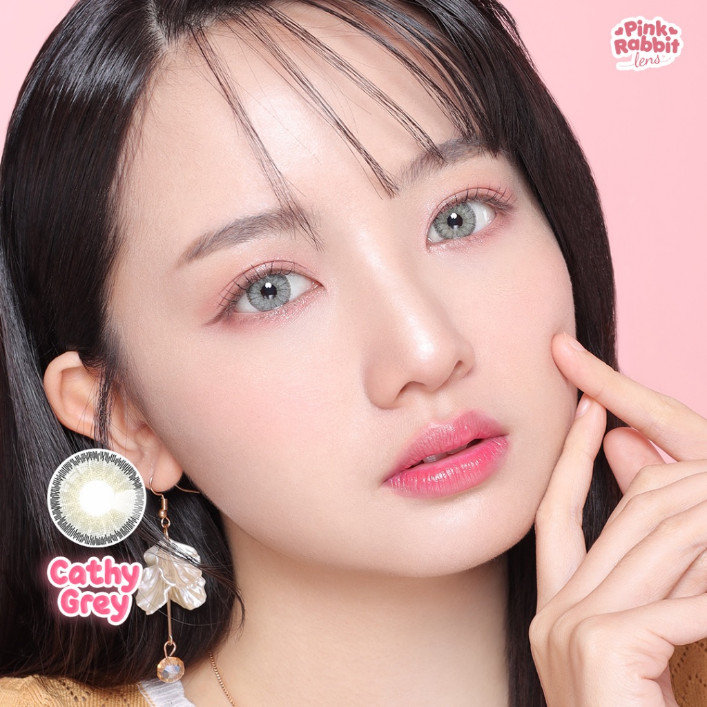 PINKRABBIT SOFTLENS CATHY GREY - Normal, Minus 0.5 S/D 7.00 (1PCS/Sebelah) #softlensnyaman #softlens