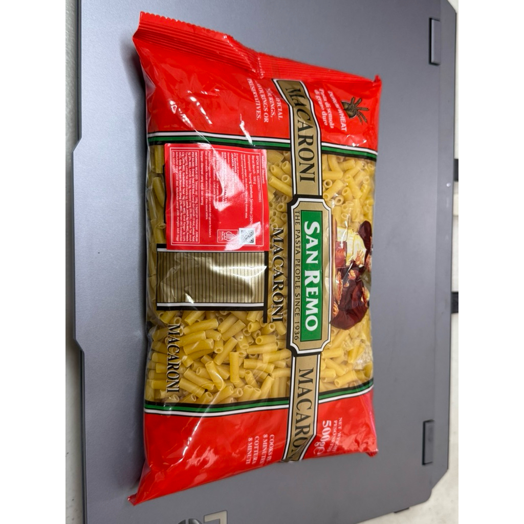

SAN REMO PASTA MACARONI 500gr