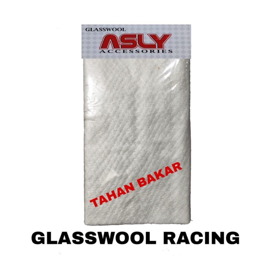 RPM Glaswool gasbul peredam suara knalpot racing tahan bakar gasbul motor.mobil