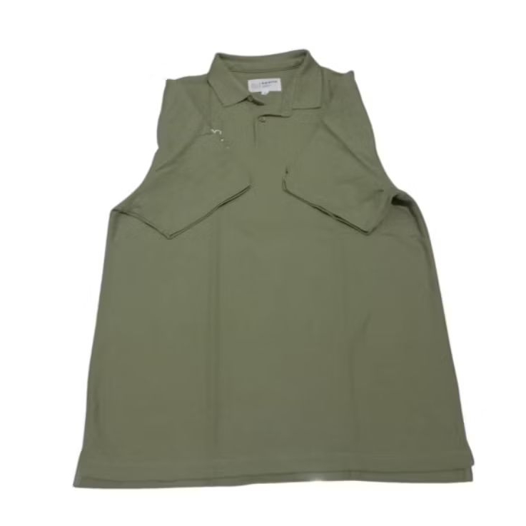 Kaos Polo Pria Hijau Lumut Size L Baru