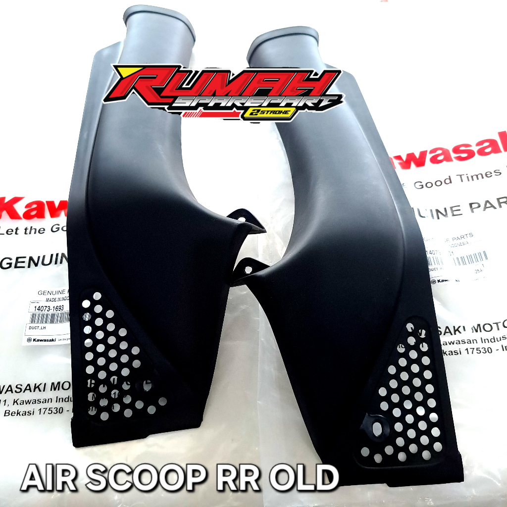 AIRSCOOP MATA KUCING RR OLD KANAN KIRI ORIGINAL KAWASAKI 14073 1701 / 14073 1693