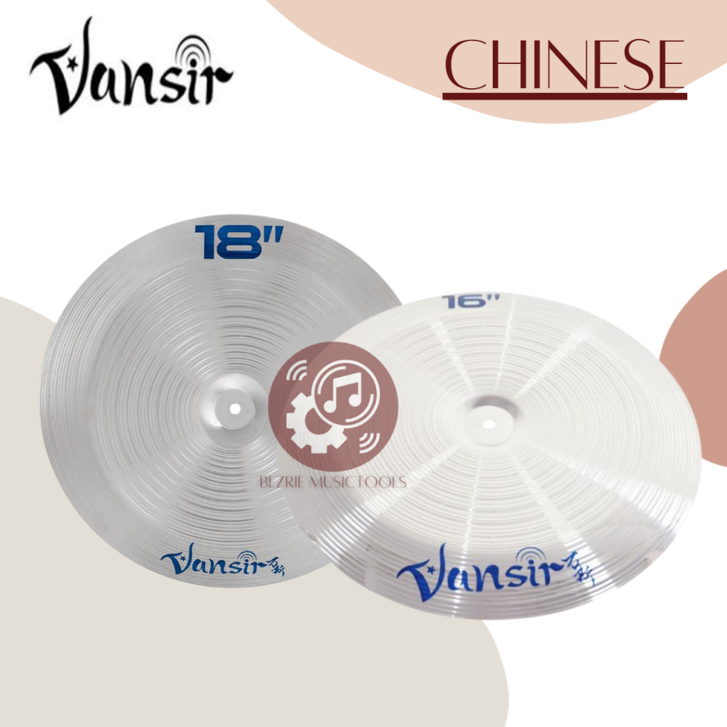 Cymbal Drum Vansir Chinese 16/18 Inch Cymbal Drum China Simbal Drum