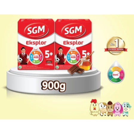 

SGM Eksplor 5+ dengan IronC Susu Pertumbuhan Rasa Madu/Cokelat 900GR