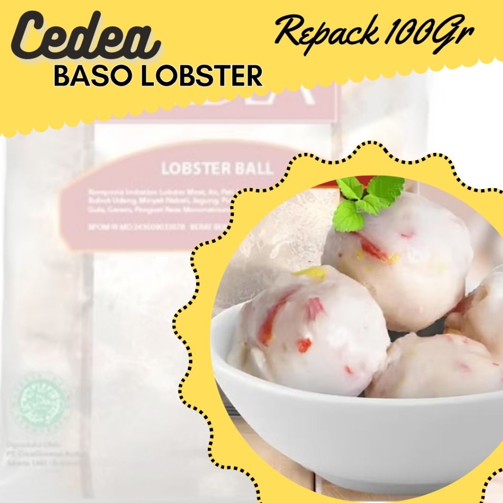 

CEDEA-REPACK Baso Rasa Lobster 100gr Halal Original Bakso Suki