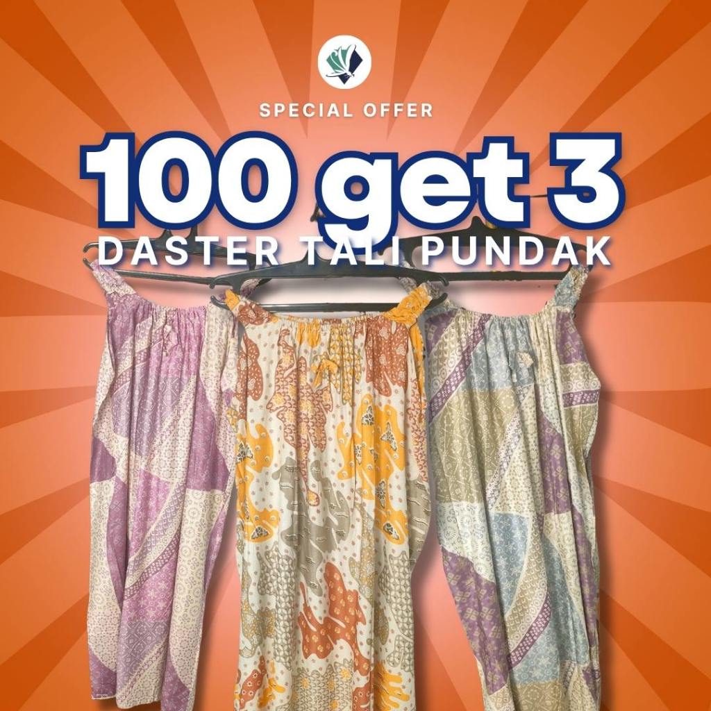 Daster Batik Tali Pundak Wanita Dewasa – 100 Ribu Dapat 3 ADEM MURAH