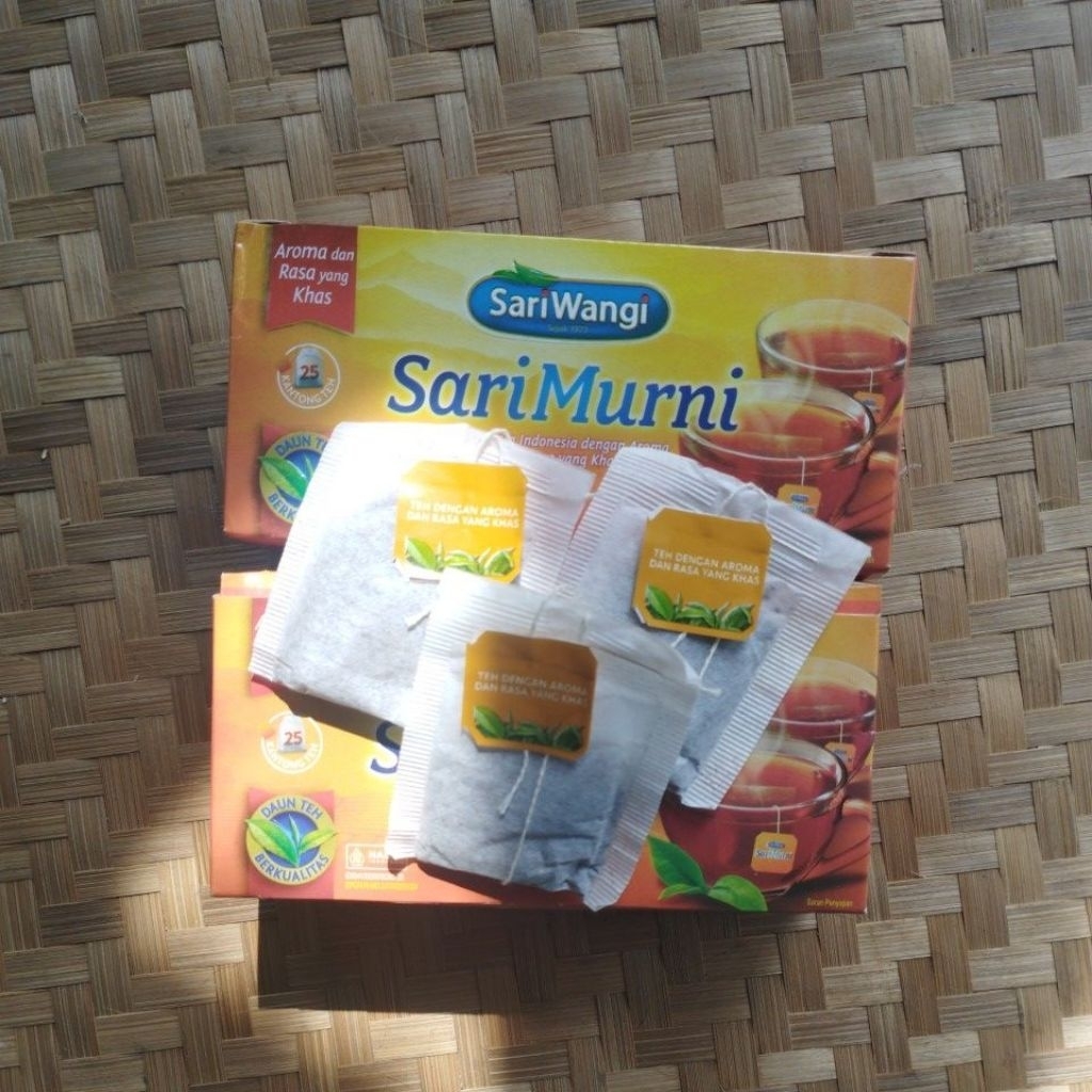 

Teh Sari Wangi Sari Murni 1 pack isi 25 kantong teh