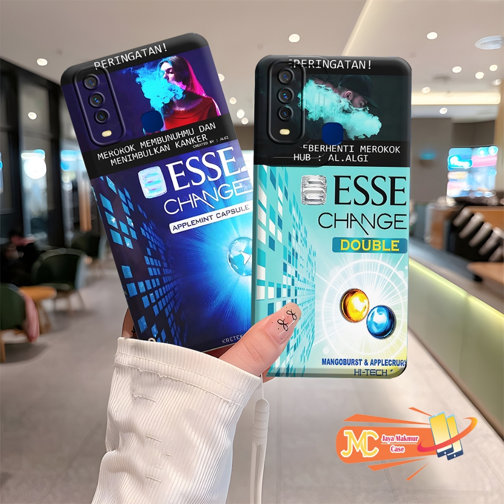 SOFTCASE VIVO Y17 - Y19 - Y16 - Y15 - Y12 - Y12i - Y11- Y12s - Y20- Y20a - Y20i - Y20SG Motif Rokok 