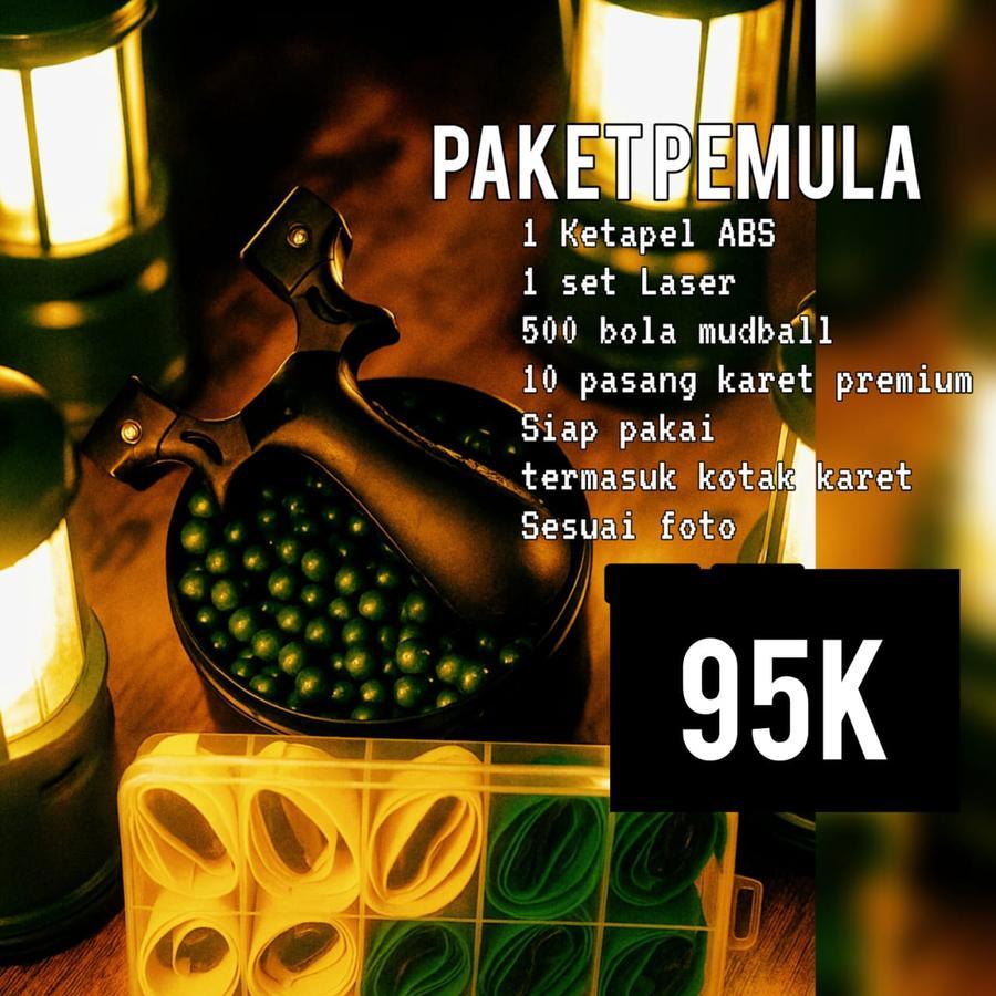 Ketapel Sligshot Laser - paket lengkap siap pakai
