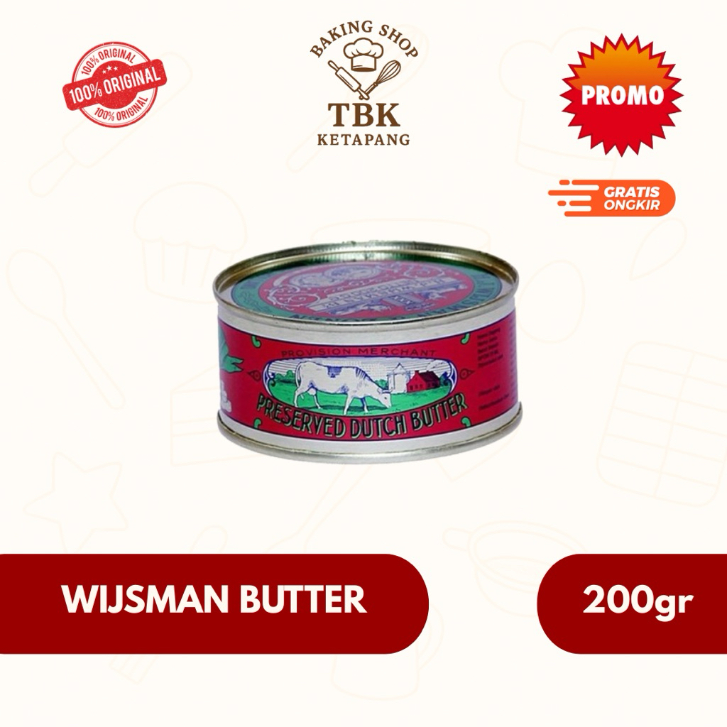 

Wijsman Butter / Butter Wisman Mentega Wisman 200gram