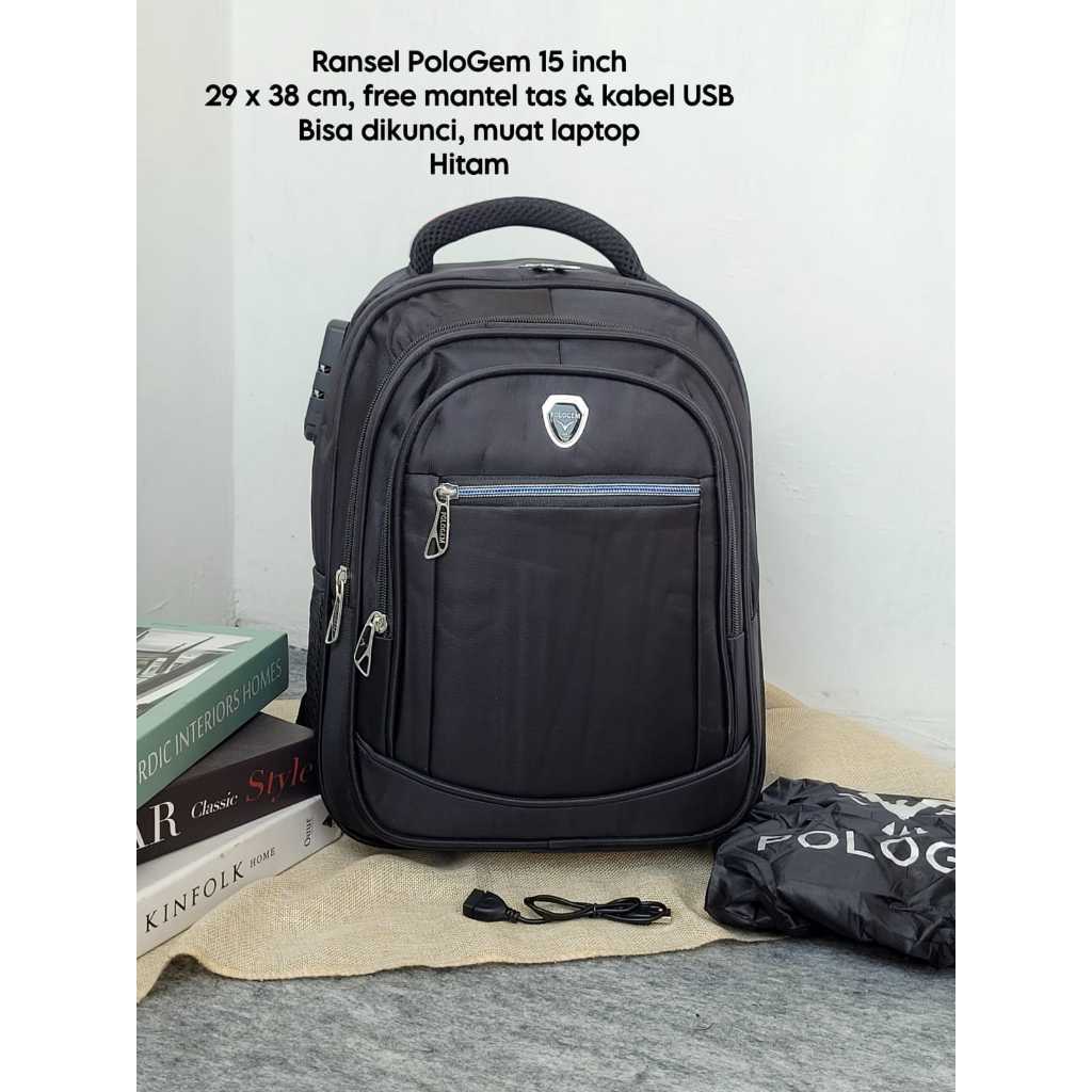 Tas Ransel Polo Gem 15 Inch