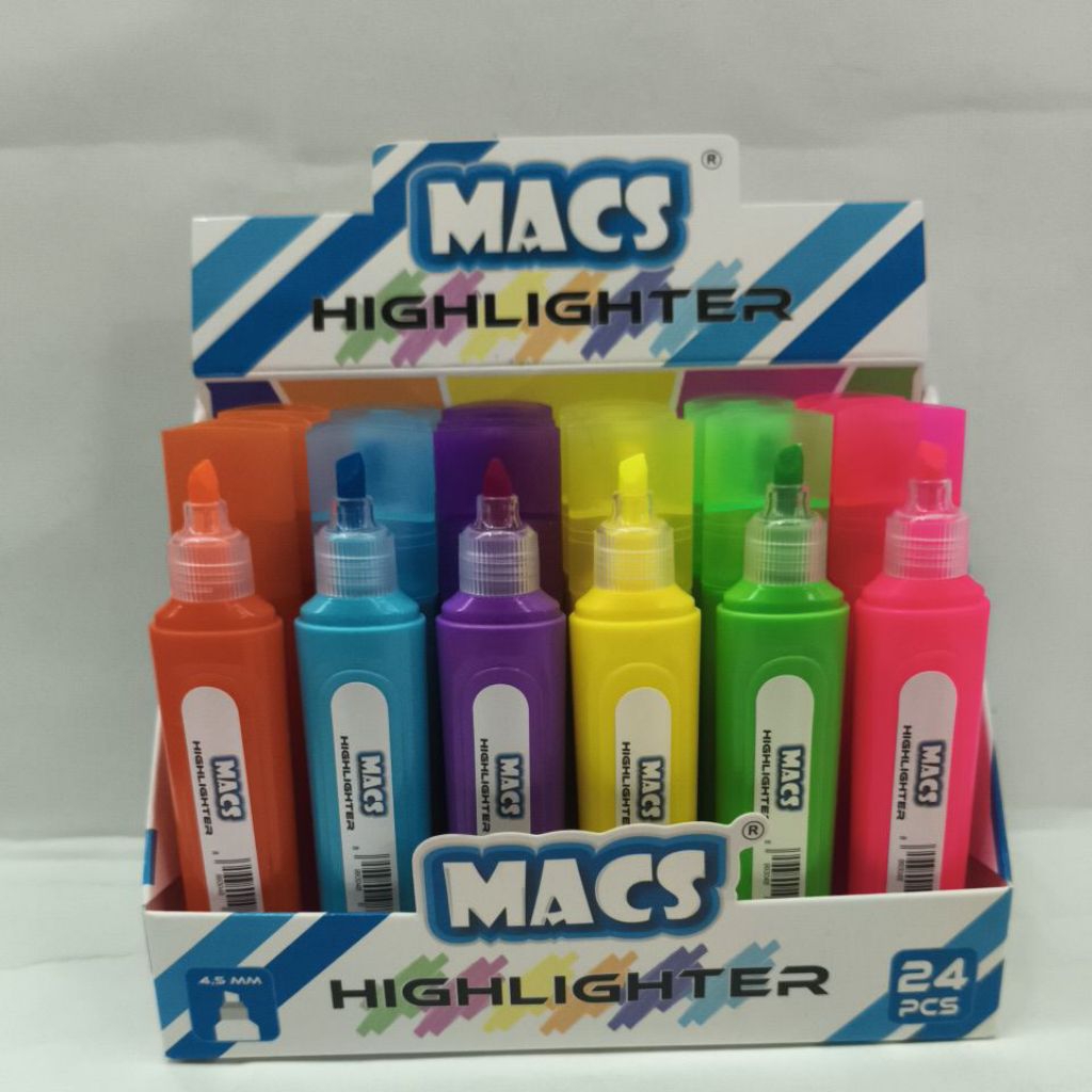 

MACS HIGLIGHTER 4,5 mm 6 warna pilihan / pcs