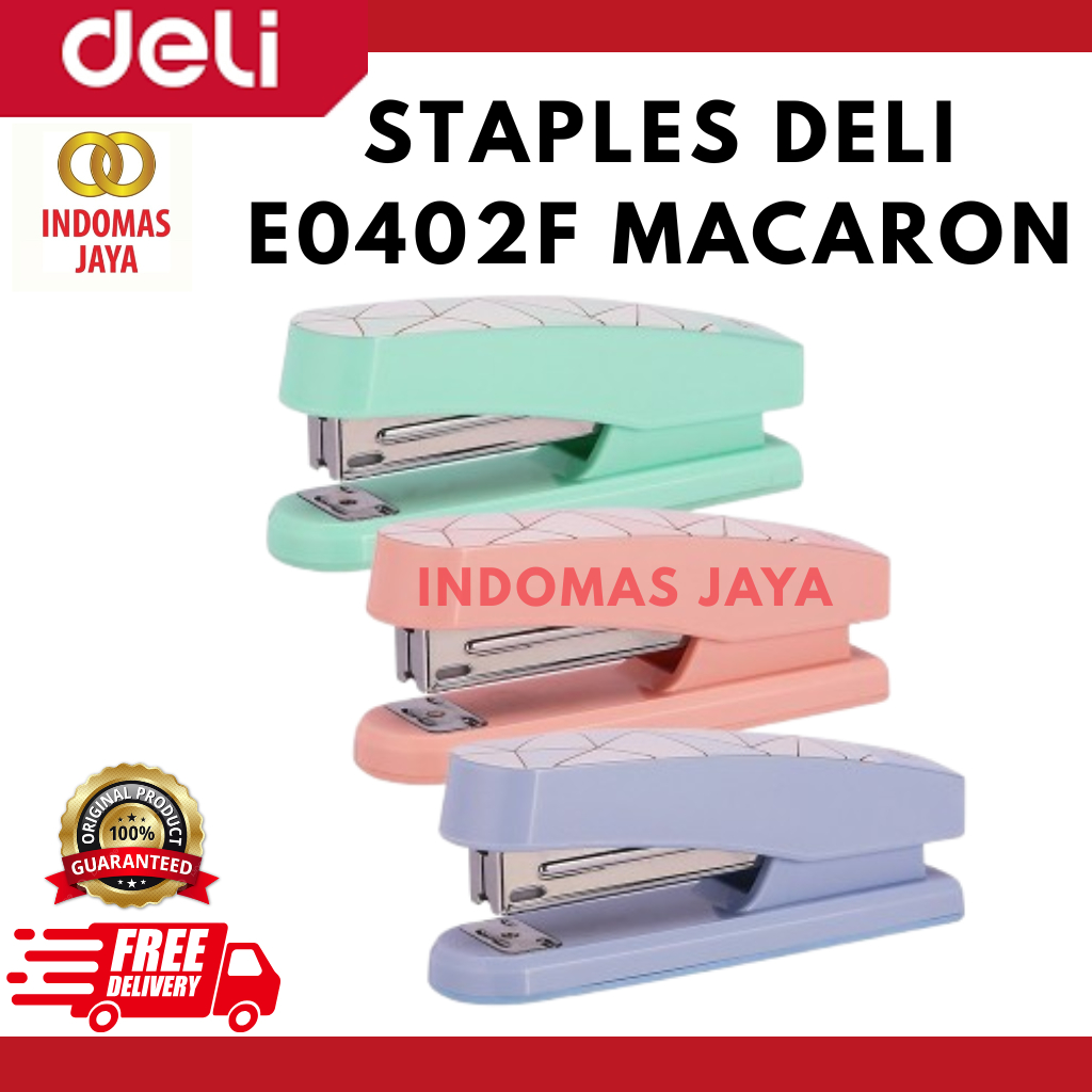 

DELI - Stapler E0402F Macaron 24/6-26/6 (warna random)