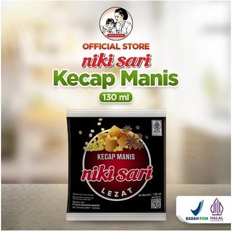 

KECAP NIKISARI MANIS PLASTIK 130 ML UKURAN LEbih KECIL / KECAP NIKISARI