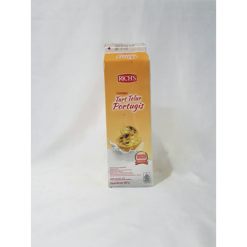 

Rich's Topping Tart Telur Portugis Berat Bersih 907g