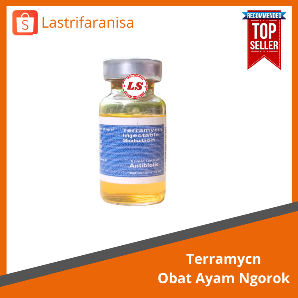 Teramicyn Injeksi Obat Ayam Ngorok Obat Ayam SNOT Obat Ayam CRD Obat Aya Lumpuh Antibiotik Unggas