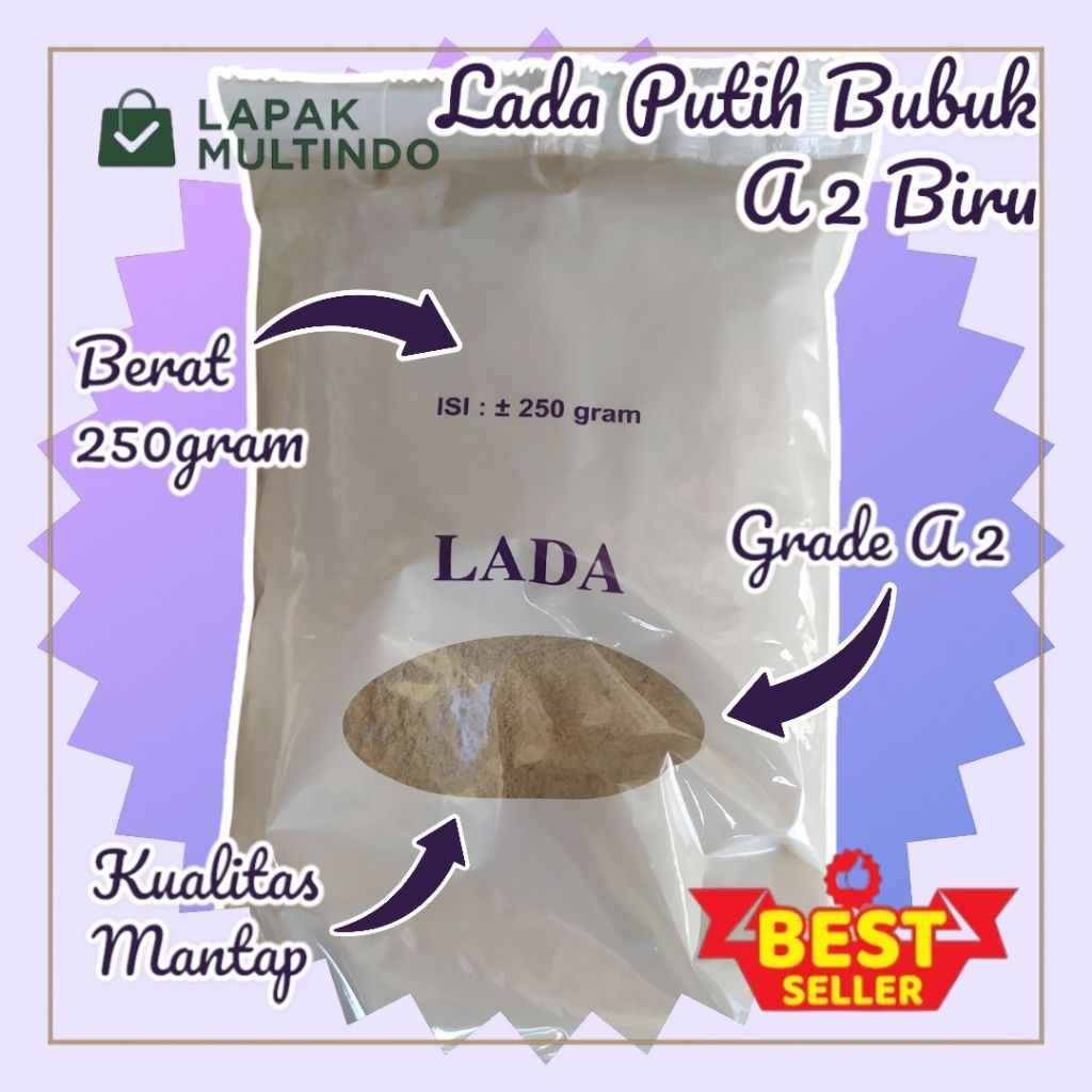 

Lada Bubuk Murah Kwalitas Bagus Premium 250gram Merica Serbuk Bubuk Rempah Elami Terbaik