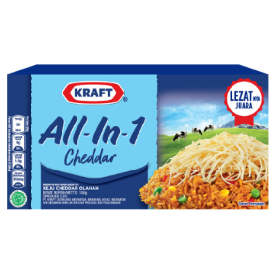 

KRAFT (CHEDDAR, QUICK MELT MOZZA, ALL IN ONE) 150G