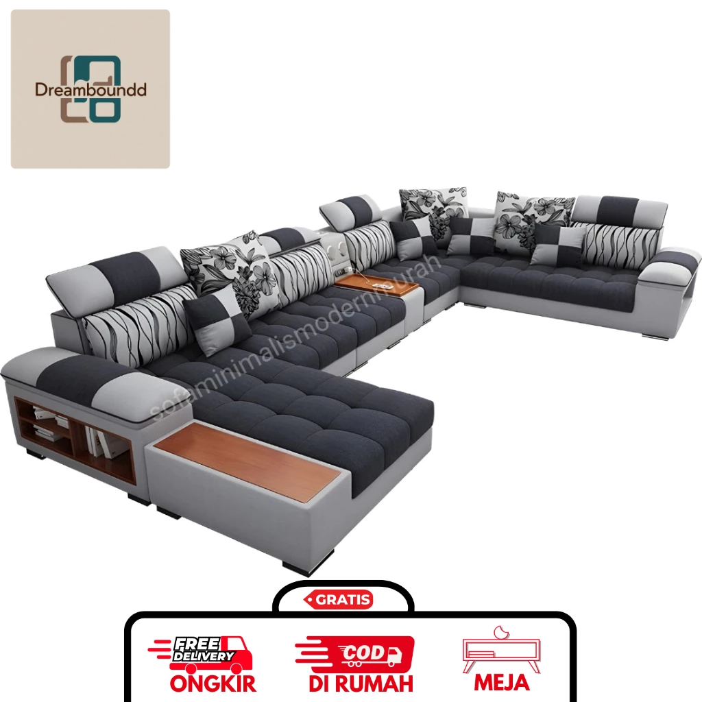 Sofa Minimalis Terbaru - Sofa Leter U - Sofa Bed