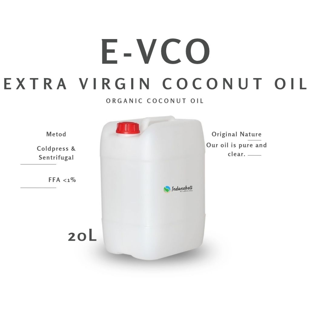 

Extra Virgin Coconut Oil - Minyak Kelapa Murni 100% - EVCO/VCO - Kemasan Jerigen 20 Liter