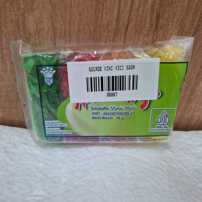 

Socade Vini Vici / Sukade isi 4 warna 40 gram