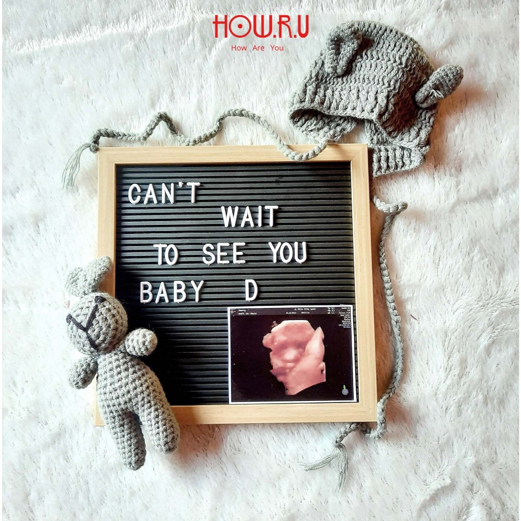 

Ndevansss - How.R.U Letter Board 25X25 Cm + Huruf Lengkap Papan Nama Bayi & Menu Dekorasi Rumah