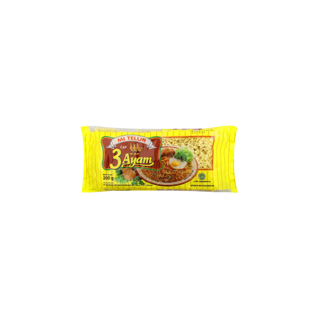 

Mie telor 3 ayam kuning