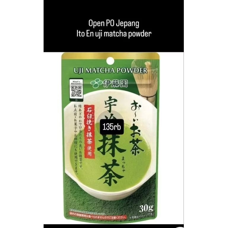 

[PO] Uji Matcha Powder Jepang - 30gr