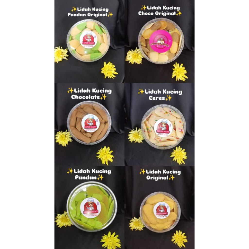 

Kue Lidah Kucing Renyah Lembur lumer Ukuran Toples 1000Ml