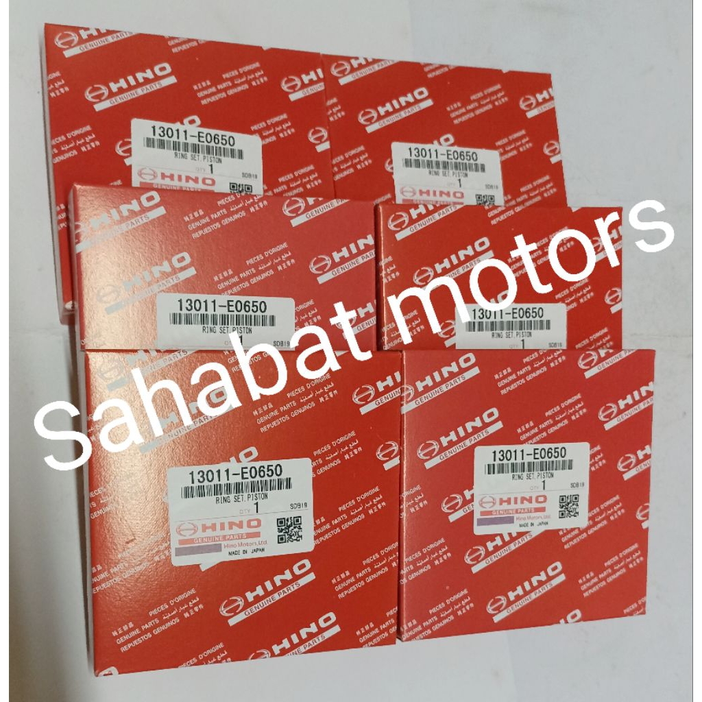 RING PISTON RING SEHER SET HINO 500 260Ti Lohan