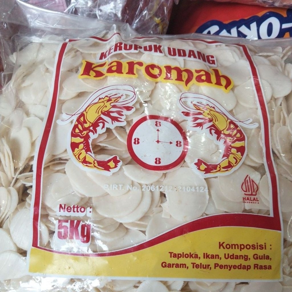 

Kerupuk udang Karomah 1 bal 5 kg