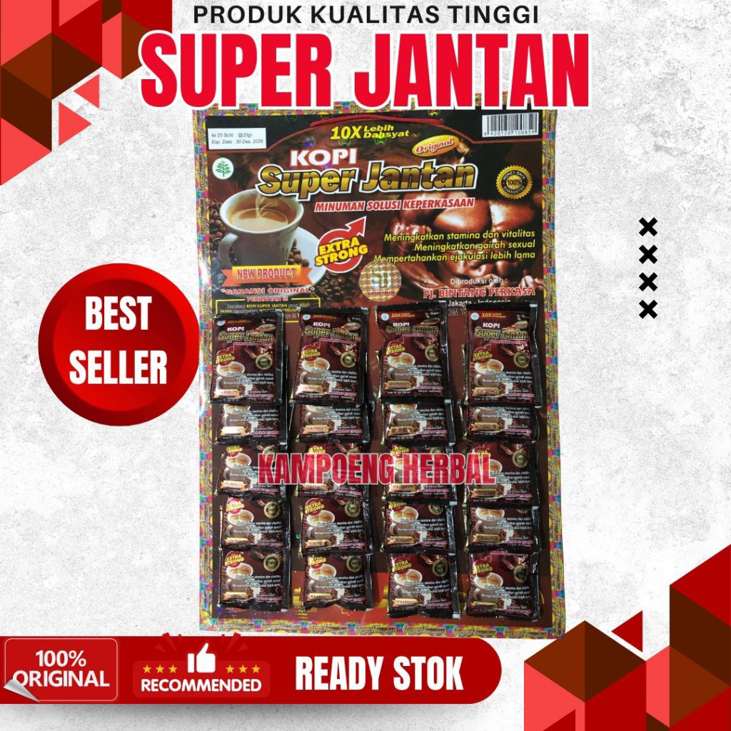 

Kopi Papan Super Jantan Original Isi 20 Sachet