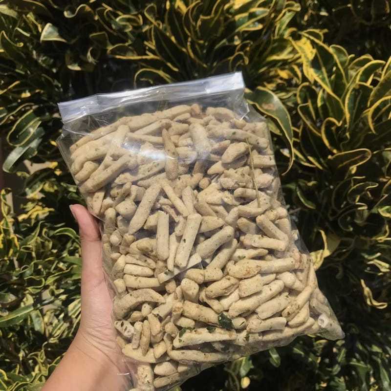 

( COD ) Basreng 1KG Stik Daun Jeruk Rasa Original Gurih Renyah Basreng Pedas