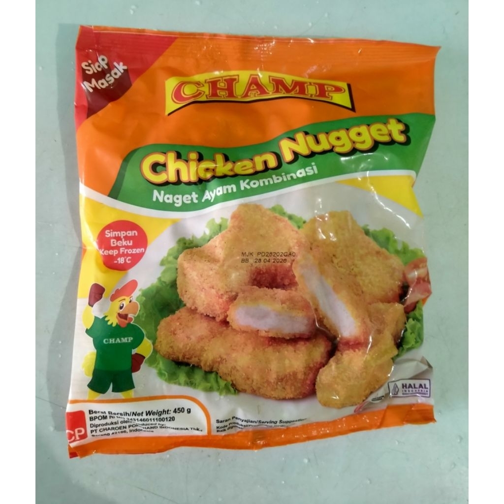 

Champ Chicken Nugget Kombinasi 450 gr