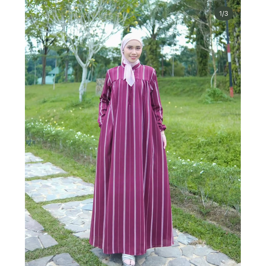 WM Signature Tara Dress | Gamis Semi Abaya Casual Semi Formal