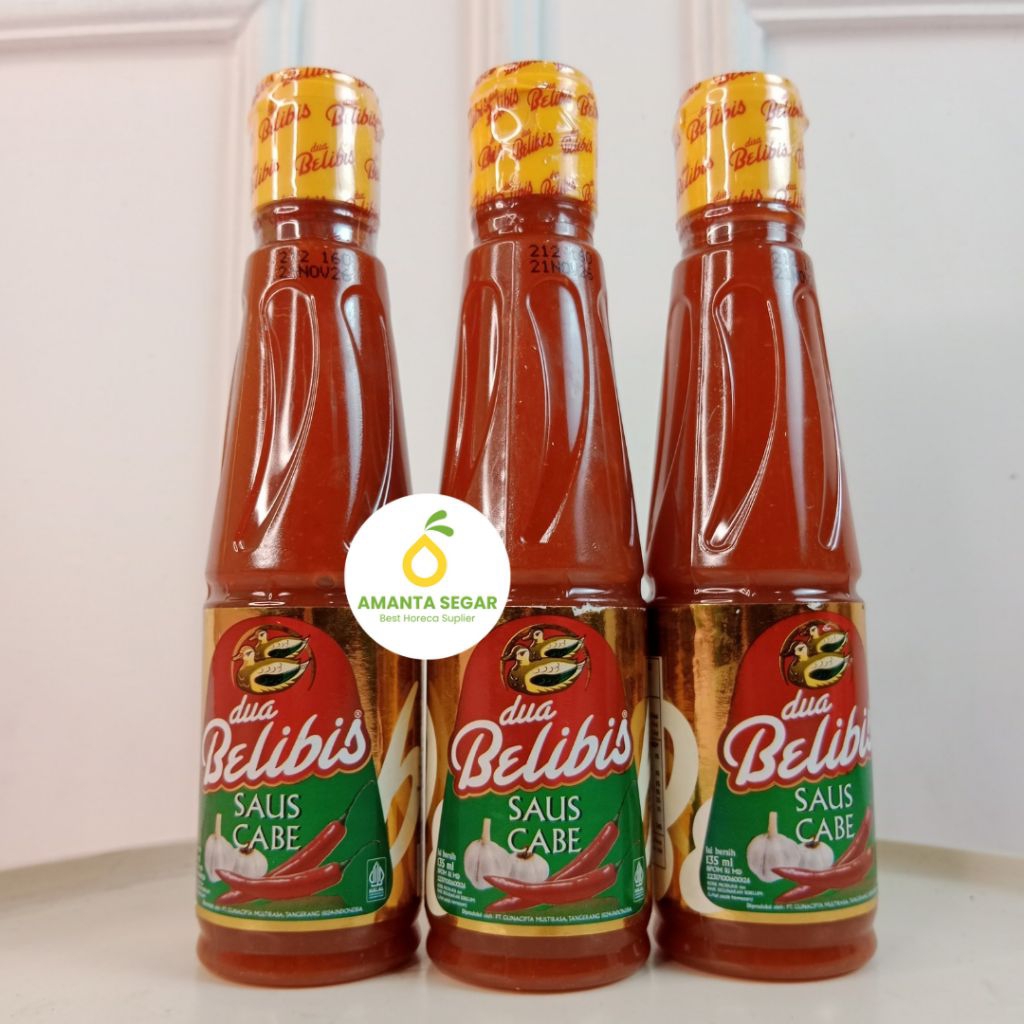 

Amanta Segar Saus Belibis Botol 135ml | Saus Sambal Belibis Botol Kecil | Saos Cabe Blibis Botol | Chili Sause Belibis | Saus Dua Belibis Botol 135ml