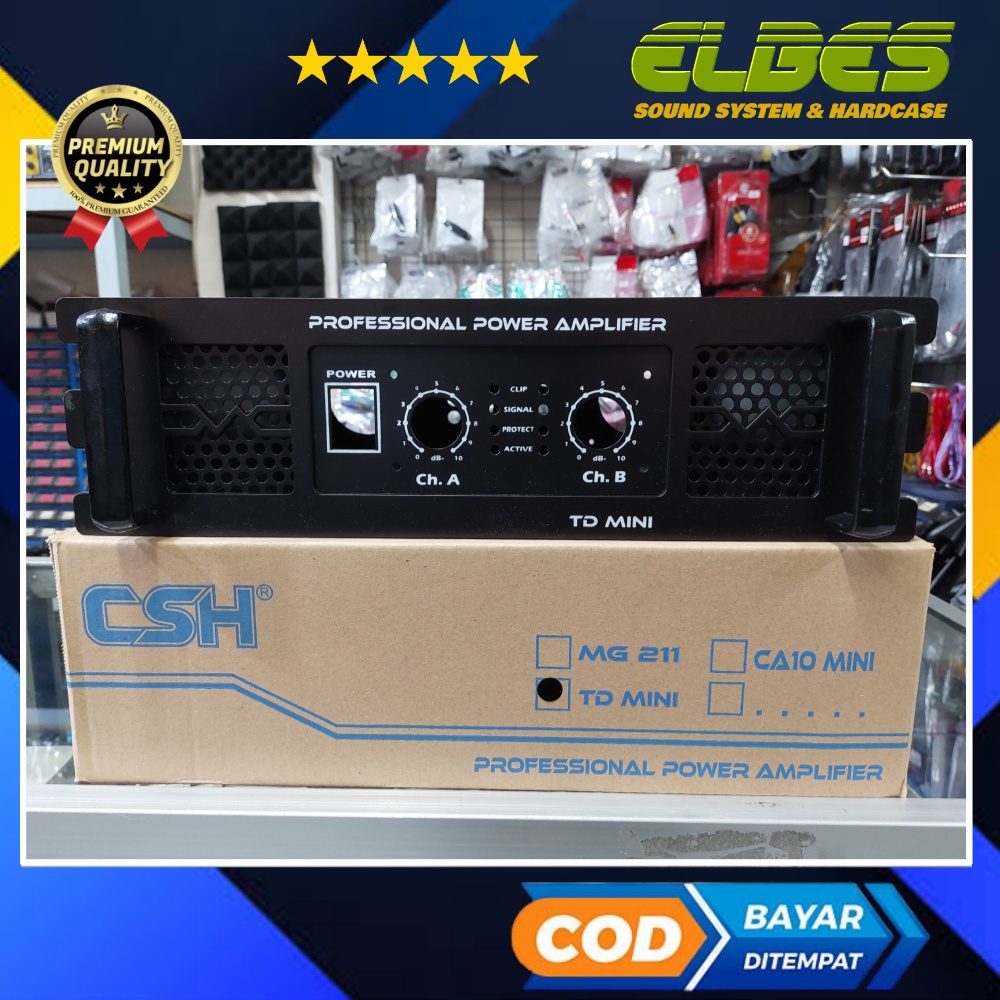 Box power TD mini CSH plat tebal halus