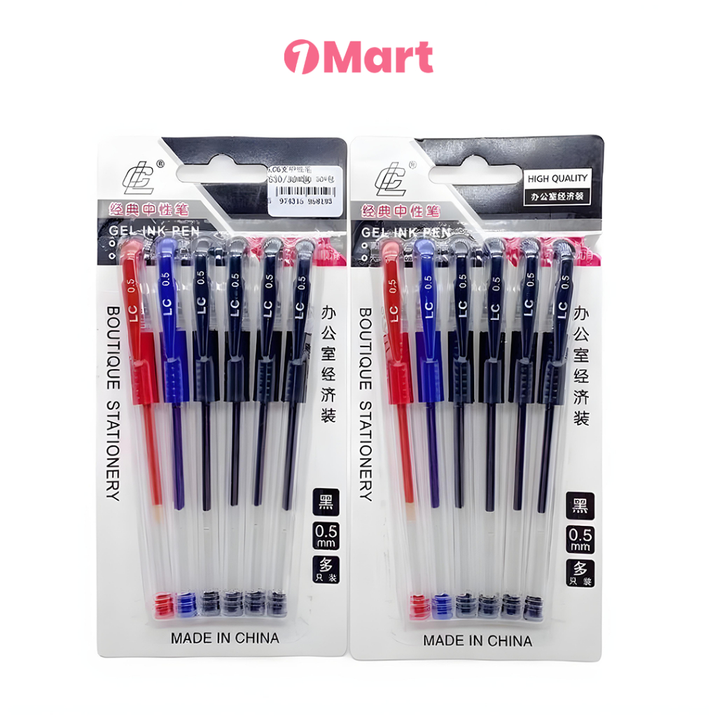 

1MART Pulpen Gel LC6 0.5mm - Kualiti Tinggi