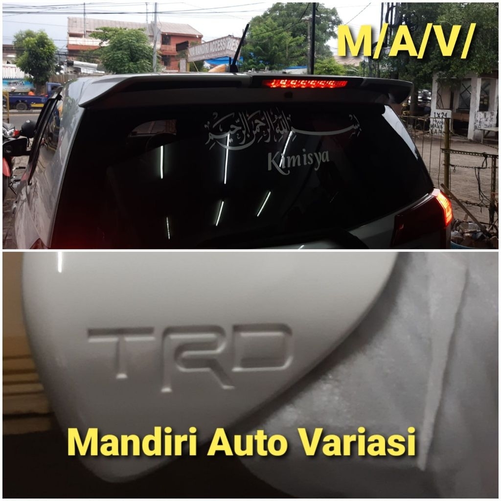 SPOILER RUSH TRD 2016 2017