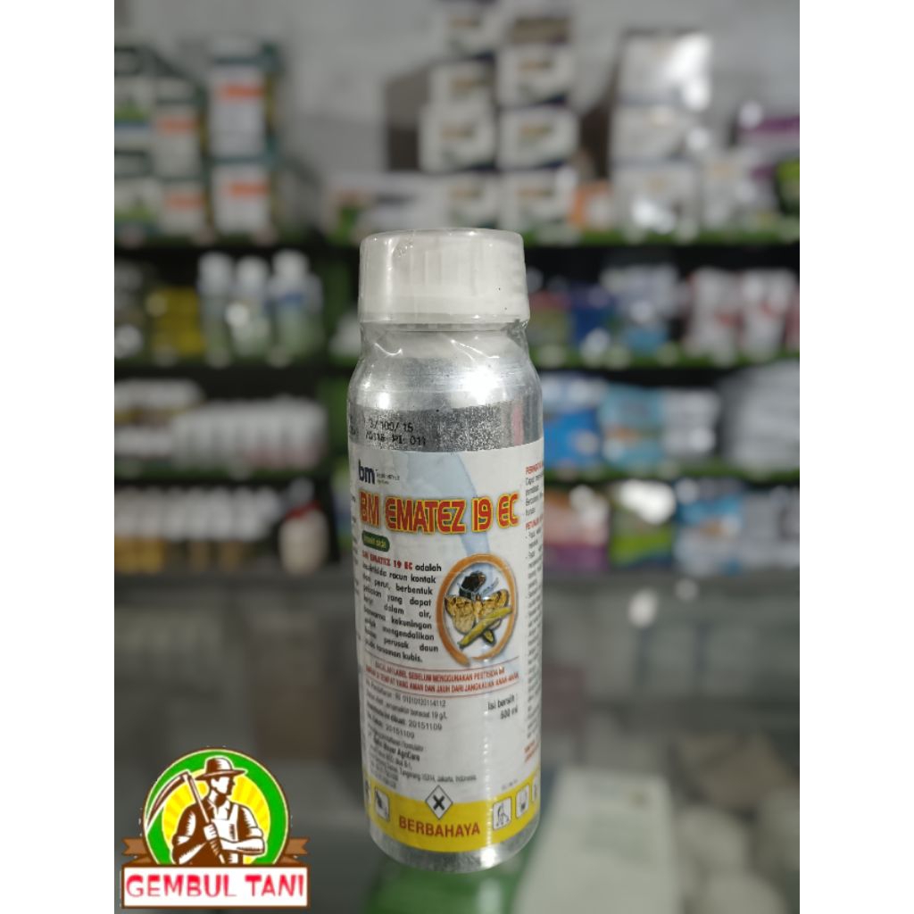 BM EMATEZ 19 EC [500ML] - Insektisida - efektif dalam mengendalikan hama ulat pada berbagai tanaman.