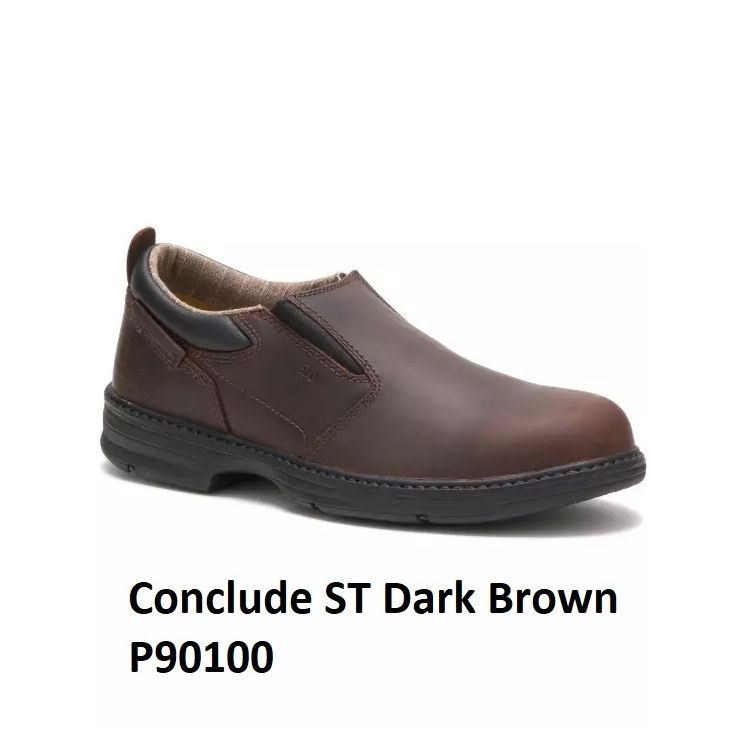 Caterpillar Safety Shoes Conclude SD ST Dark Brown P90100 (Original Product)