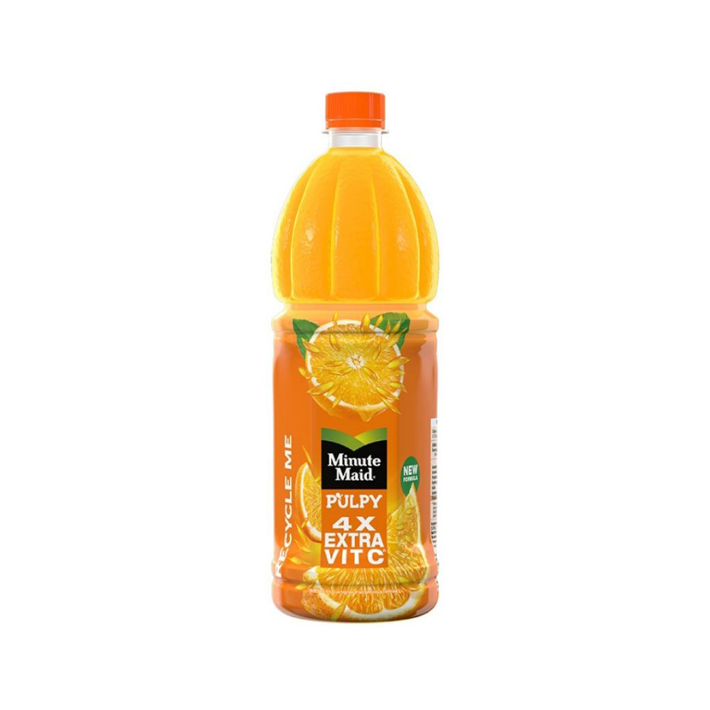 

Minute Maid Pulpy Minuman Jus Buah Rasa Jeruk Botol 1 Liter