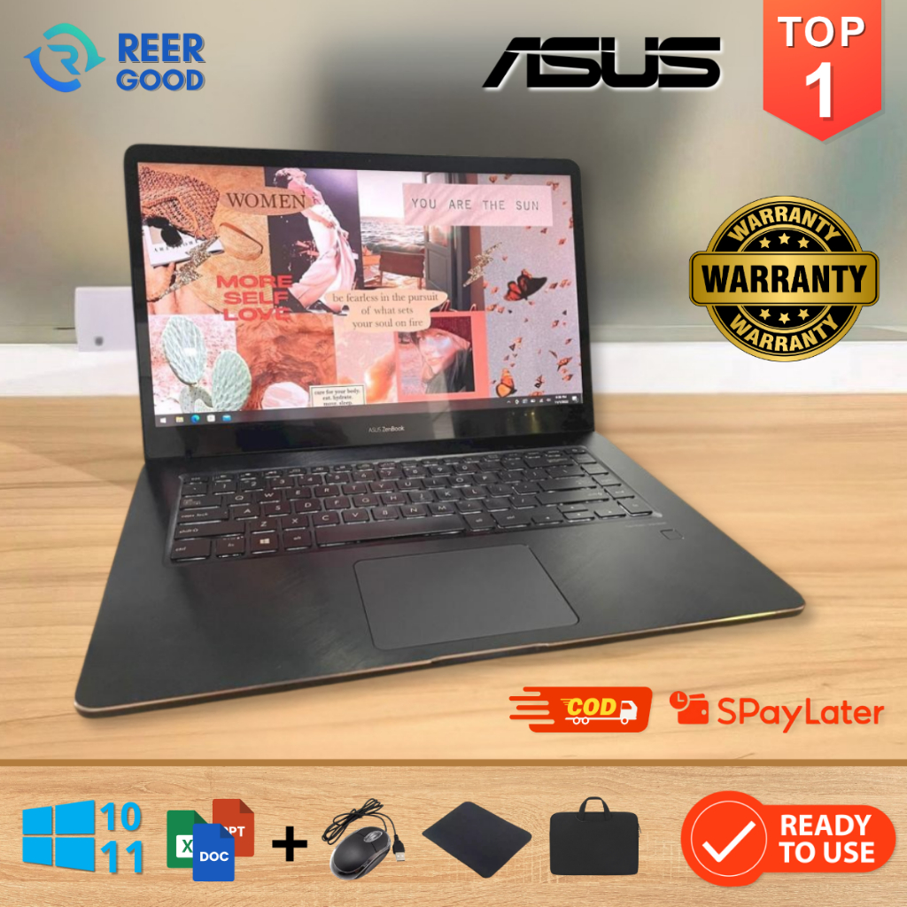 Laptop Gaming Asus Zenbook Pro 15 Core i7-8750H DUAL VGA RAM 16GB SSD 1TB TOUCHSCREEN BERGARANSI DAN