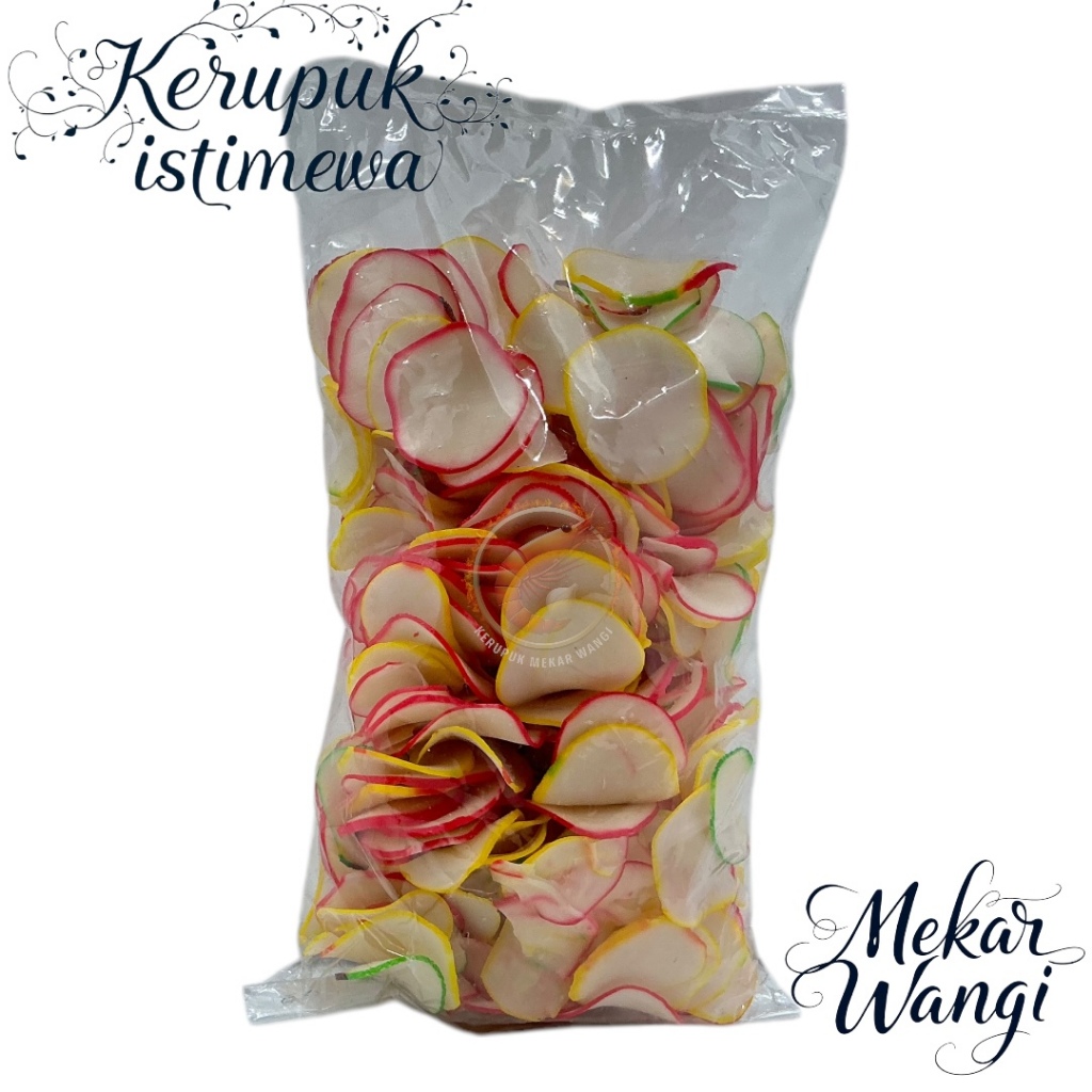 

Kerupuk MP Warna - Rasa Bawang - Premium untuk Nasi Goreng, Mie Goreng & Seblak Basah/Kering