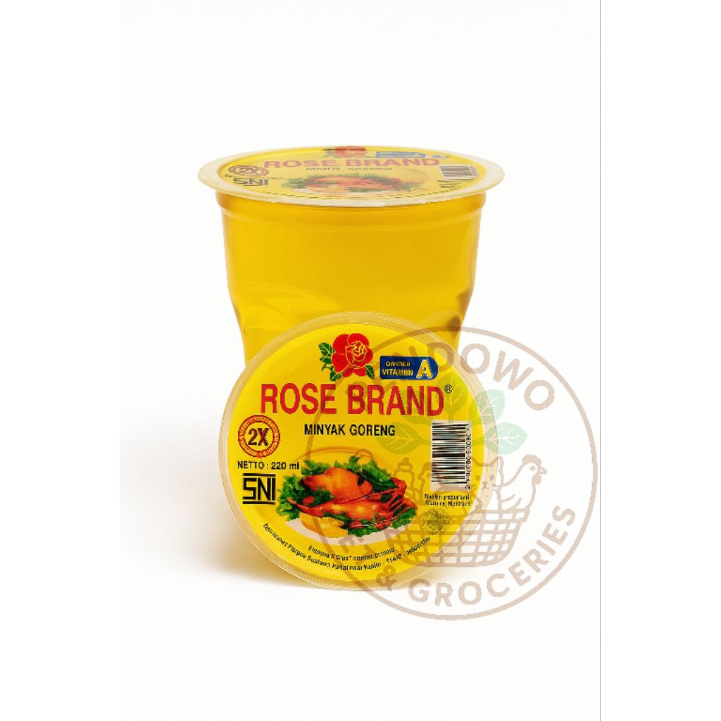 

ROSE BRAND Minyak Goreng, Kemasan Gelas 220 ml