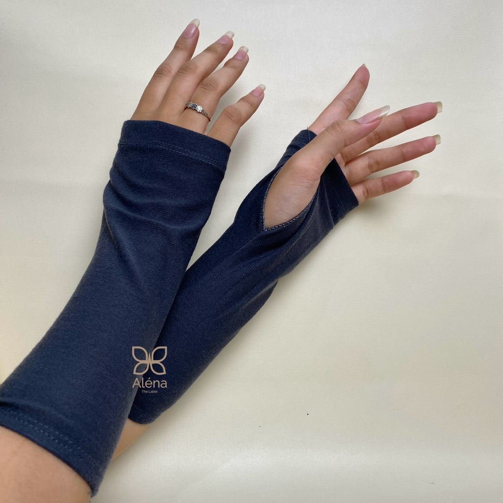 Alena - Manset Jempol Tangan Pendek Syari | 044 Handsock Muslimah